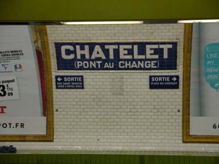 platform signage