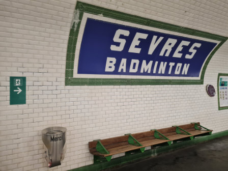 April fools station sign to mark the olympic games