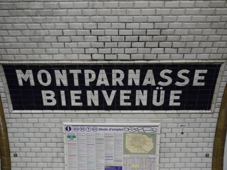 stencilled signage