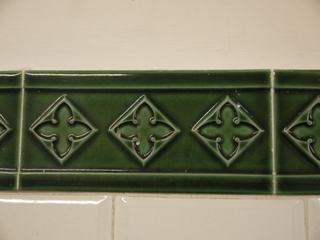 green border tiles