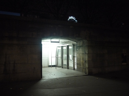 exit from metro station