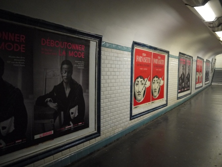 advertising in corridor