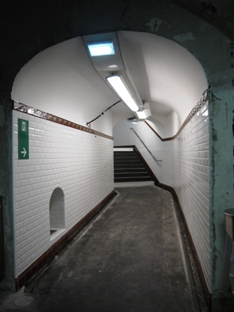 tiled corridor