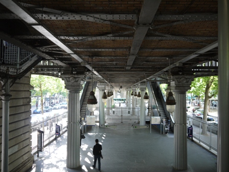 under the tracks