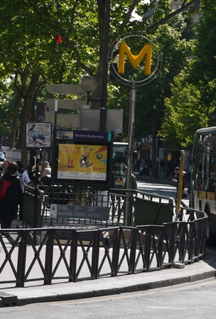 Metro sign