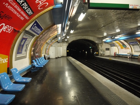 view towards tunnel