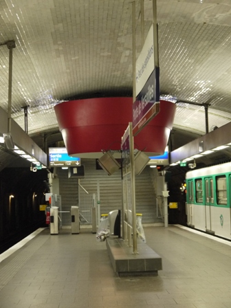 centre platform and stairs