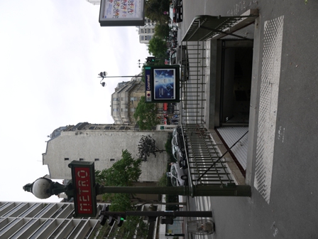 entrance to station