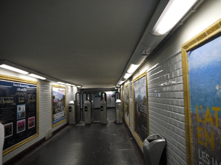 corridor towards exit
