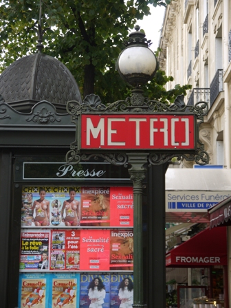 Metro sign