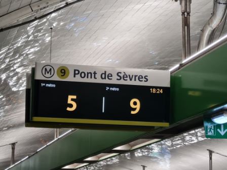 modern display board