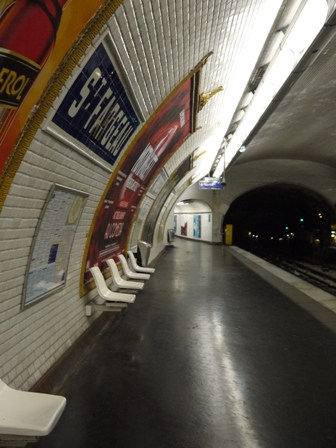 entrance to platform