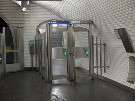 exit from platform