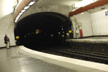 tunnel and platform